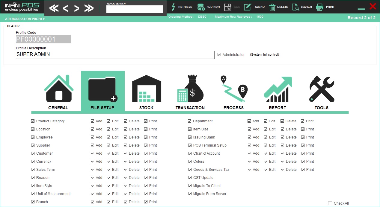 Authorization Profile
